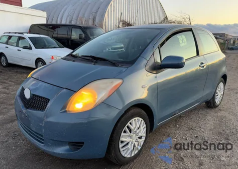 2007 Toyota Yaris z USA, uszkodzony, nr VIN JTDJT923475077619